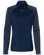 Womens Adidas "Shoulder Stripe" 1/4 Zip Coaches Pullover