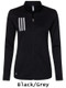 Womens Adidas 3 Stripes Full Zip Coaches Jacket