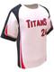 Control Series - "Titan" Custom Sublimated 2 Button Baseball Jersey 2 Buttons All Sports Uniforms