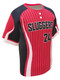 Control Series - "Slugger II" Custom Sublimated 2 Button Baseball Jersey 2 Buttons All Sports Uniforms