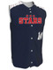 Juice - "Bullpen" Custom Sublimated Sleeveless Button Front Baseball Jersey Sleeveless All Sports Uniforms