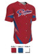 Juice Series - "Drive" Custom Sublimated Button Front Baseball Jersey Button Fronts All Sports Uniforms