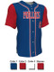 Juice Series - "Southpaw Two" Custom Sublimated Button Front Baseball Jersey Button Fronts All Sports Uniforms