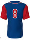 Juice Series - "Southpaw Two" Custom Sublimated Button Front Baseball Jersey Button Fronts All Sports Uniforms