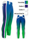 Juice Series - Womens/Girls "Effort 3 - Gradient" Custom Sublimated Softball Pants Mid-Calf Softball Pants All Sports Uniforms