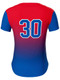 Juice Series - "All Star Gradient" Custom Sublimated Button Front Softball Jersey Button Front Jerseys All Sports Uniforms