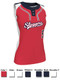 Juice Series - Premium "Infield" Custom Sublimated Sleveless 2 Button Softball Jersey 2 Button All Sports Uniforms