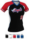 Control Series Premium "Stunner" Custom Sublimated V Neck Softball Jersey Premium Softball Vnecks All Sports Uniforms