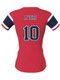 Control Series Premium "Throwback" Custom Sublimated V Neck Softball Jersey Premium Softball Vnecks All Sports Uniforms