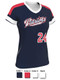 Quick Ship - "Breaker" Custom Sublimated Cap Sleeve Softball Jersey Quick Ship Jerseys - 5 Days All Sports Uniforms