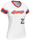 Quick Ship - "Brooklyn" Custom Sublimated Cap Sleeve Softball Jersey Quick Ship Jerseys - 5 Days All Sports Uniforms