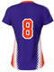 Quick Ship - "Supernova" Custom Sublimated Cap Sleeve Softball Jersey Quick Ship Jerseys - 5 Days All Sports Uniforms