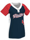 Control Series Premium "Impact Pinstripe" Custom Sublimated 2 Button Softball Jersey 2 Button Jerseys All Sports Uniforms