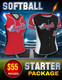 Control Series - Starter Package-Admin Vneck / Crew Neck Jerseys All Sports Uniforms