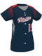 Control Series Premium "Fast Track" Custom Sublimated Full Button Softball Jersey Button Front Jerseys All Sports Uniforms