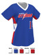 Control Series Premium "Riptide" Custom Sublimated V Neck Softball Jersey Premium Softball Vnecks All Sports Uniforms