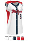 Control Series Premium "Venom" Custom Sublimated Sleeveless Full Button Softball Jersey Button Front All Sports Uniforms