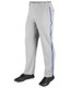 12.5 oz Loose Fit "MVP" Open Bottom Baseball Pants with Piping - Package Product Baseball Package Products All Sports Uniforms