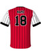 Quick Ship - "Extra Innings" Custom Sublimated 2 Button Baseball Jersey Quick Ship Jerseys - 5 Days All Sports Uniforms