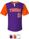Quick Ship - "Change Up Ridge" Custom Sublimated 2 Button Baseball Jersey Quick Ship Jerseys - 5 Days All Sports Uniforms