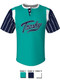 Quick Ship - "Pop Fly" Custom Sublimated 2 Button Baseball Jersey Quick Ship Jerseys - 5 Days All Sports Uniforms