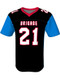 Quick Ship - Girls "Hike" Custom Sublimated Flag Football Jersey Quick Ship Girls Jerseys All Sports Uniforms