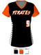 Quick Ship - "Sidewinder" Custom Sublimated Cap Sleeve Softball Jersey Quick Ship Jerseys - 5 Days All Sports Uniforms