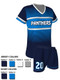 Quick Ship -Womens/Girls "Zoom" Custom Sublimated Soccer Set