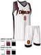 Quick Ship - Adult/Youth "Thunder" Custom Sublimated Basketball Uniform Quick Ship Adult Non-Reversible Basketball All Sports Uniforms