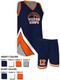 Quick Ship - Womens/Girls "Bank Shot" Custom Sublimated Basketball Uniform Quick Ship Womens Non-Reversible Basketball All Sports Uniforms