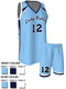 Quick Ship - Womens/Girls "Vertical" Custom Sublimated Basketball Uniform Quick Ship Womens Non-Reversible Basketball All Sports Uniforms