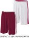 Adult 7" Inseam "Bulldog" Reversible Basketball Shorts Adult All Sports Uniforms