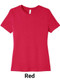 Womens Bella & Canvas "Relaxed" Short Sleeve Tee Womens Tops All Sports Uniforms