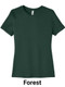 Womens Bella & Canvas "Relaxed" Short Sleeve Tee Womens Tops All Sports Uniforms