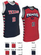 Quick Ship - Adult/Youth "Mark" Custom Sublimated Reversible Basketball Uniform Quick Ship Adult Reversible Basketball All Sports Uniforms