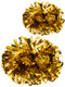 Set of 2 - Champion 4" 1000 Count Metallic Poms Accessories & Essentials All Sports Uniforms