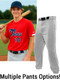 Adult/Youth "Potential" Two-Button Baseball Uniform Set Two-Button All Sports Uniforms