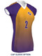 Saver Series - "Ombre" Short or Cap Sleeve Custom Sublimated Volleyball Jersey Short & Cap Sleeve Volleyball Jerseys All Sports Uniforms