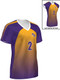 Saver Series - "Ombre" Short or Cap Sleeve Custom Sublimated Volleyball Jersey Short & Cap Sleeve Volleyball Jerseys All Sports Uniforms