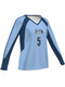 Quick Ship "Blocked" Custom Sublimated Volleyball Jersey Quick Ship - Long Sleeve Volleyball Jerseys All Sports Uniforms
