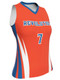 Saver Series - "Thunder" Sleeveless Custom Sublimated Volleyball Jersey Sleeveless Volleyball Jerseys All Sports Uniforms