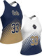 Dawg - Ladies/Girls "Fighter" Custom Sublimated Reversible Lacrosse Pinnie Ladies Reversible Pinnies All Sports Uniforms