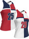 Dawg - Ladies/Girls "Breakaway" Custom Sublimated Reversible Lacrosse Pinnie Ladies Reversible Pinnies All Sports Uniforms