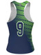 Dawg - Ladies/Girls "Frontline" Custom Sublimated Reversible Lacrosse Pinnie Ladies Reversible Pinnies All Sports Uniforms