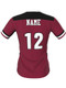 Dawg - Ladies/Girls "Bite Back" Custom Sublimated Short Sleeve Lacrosse Game Jersey Ladies Non-Reversible Jerseys All Sports Uniforms