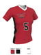 Dawg - Ladies/Girls "Blackout" Custom Sublimated Short Sleeve Lacrosse Game Jersey Ladies Non-Reversible Jerseys All Sports Uniforms