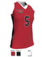 Dawg - Ladies/Girls "Blackout" Custom Sublimated Racerback Lacrosse Game Jersey Racerback All Sports Uniforms