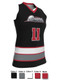 Dawg - Ladies/Girls "Top Dawg" Custom Sublimated Racerback Lacrosse Game Jersey Racerback All Sports Uniforms