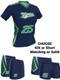 Dawg - Ladies/Girls "Pack Leader" Custom Sublimated Short Sleeve Lacrosse Uniform Short Sleeve All Sports Uniforms