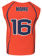 Mens/Youth "No Mercy" Custom Sublimated Reversible Wide Shoulder Sleeveless Lacrosse Game Jersey Wide Shoulder All Sports Uniforms